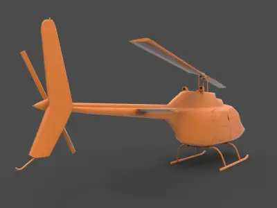bell helicopter 3D print model