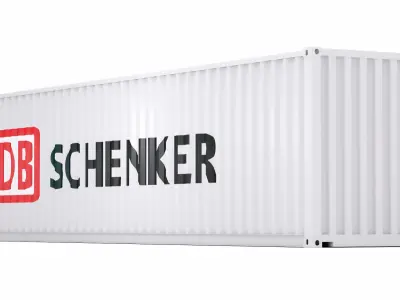 DB Schenker Shipping Container 3D model