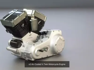 V2 Motorcycle Engine pack