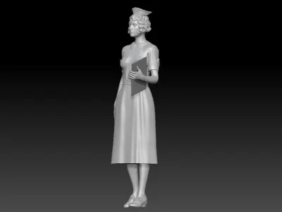 PIN UP NURSE 2 3D print model