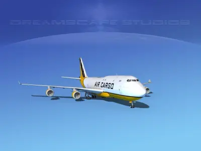 Boeing 747-8 Freighter 4 3D model