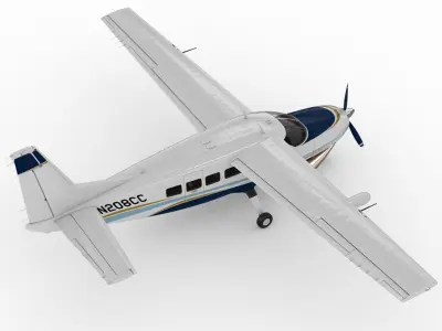 Cessna 208 Caravan 3D model get