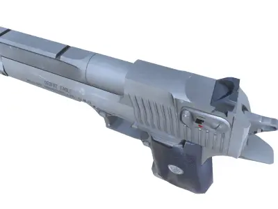 47-Desert-Eagle-gun model 3d game ready model Low-poly 3D model Low-poly 3D model