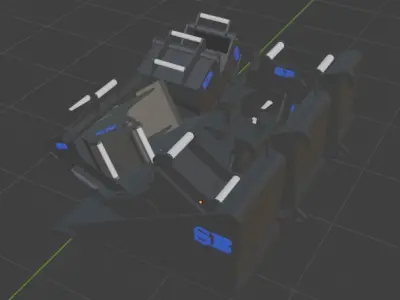 SB Bucket Set 3D model