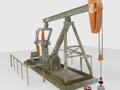 Oil pump 3D model buy