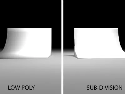 Skateboard Track - Vert Wall 3D model