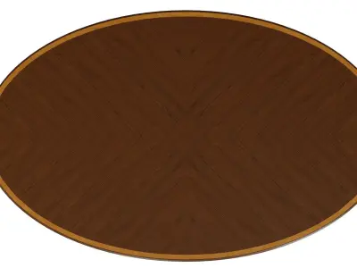 Classic table with carvings 1800  3D model