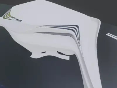 Zaha Hadid Grand Rabat Theatre Model Free 3D model