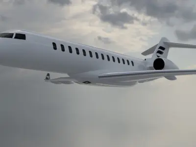 Bombardier Global 7500  3D print model