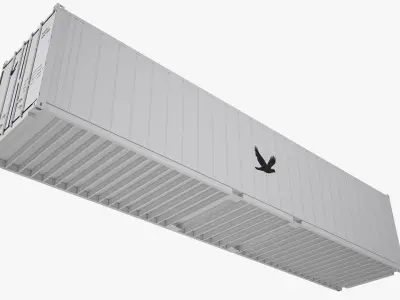 40 ft Refrigerated Shipping Container 3D model