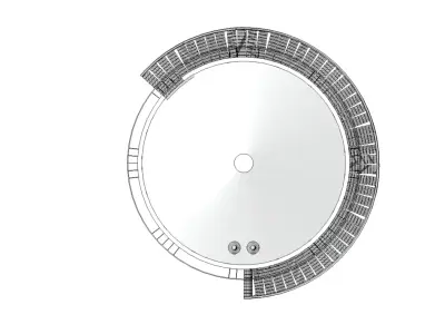 Industrial Vertical Silo - Silo Vertical Industrial 3D model