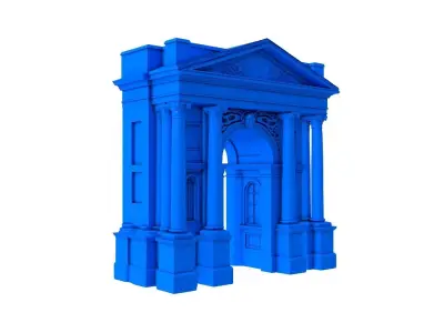 triumphal arch - Babylon Building - Ancient Babylon Building  3D print model