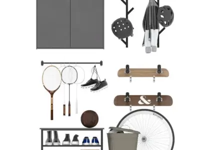 Storage of Sports Equipment 3D model