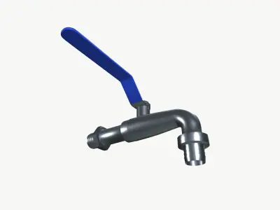Water tap 3D model buy