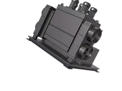 Industrial Sci Fi Engine - science fiction Engine - engine 3D print model