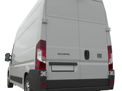2024 FIAT DUCATO L3H3 Detailed interior 3D model