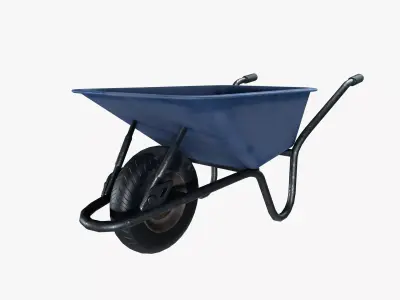 wheelbarrow 3D model 3