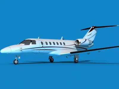 Cessna C528 Citation CJ3 V02 3D model