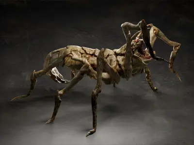 Spider creature 3D model