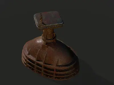 Metal Valve Low-poly 3D model