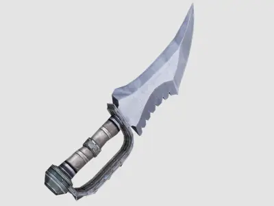 Dagger sword Low-poly 3D model purchase