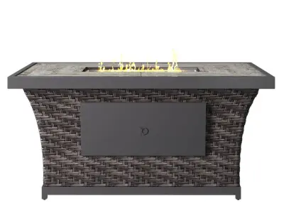 OVE Barcelona 52 inch Fire Table 3D model