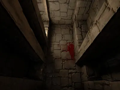 Dungeon Game Ready Model Free low-poly 3D model