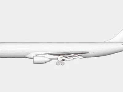 Boeing 737 Commercial Airliner 3D model