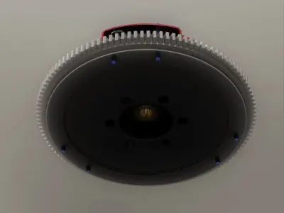Clutch Assembly Low-poly 3D model