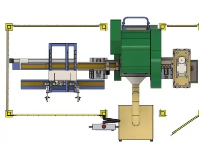 Stamping Feeder 3D Digital Model 3D model