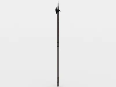 Axe sword with handle Low-poly 3D model purchase