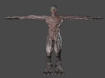 WildDinosaurMan Free low-poly 3D model