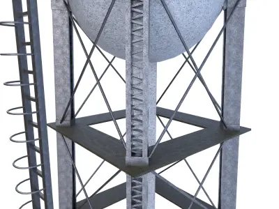 Water Tower 3D model purchase