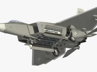 F22 Raptor 3D model purchase