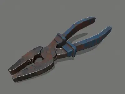 nippers pliers Low-poly 3D model purchase
