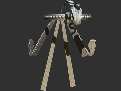 Tutankhamun pharaonic crown 3d Printable model  3D print model