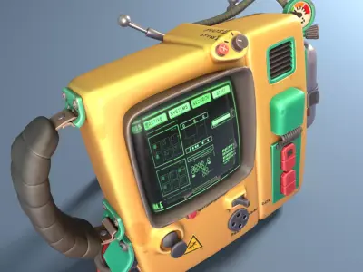 Anomaly analyzer MA24 Low-poly 3D model