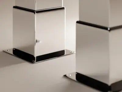 Modern Yacht Furniture Set 3D model