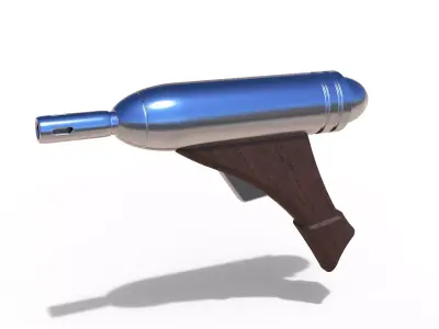 Blaster pistol Q2 from the movie Star Wars Episode 1 3D model