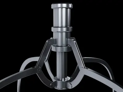 Metal Claw 14 with RIG 3D model