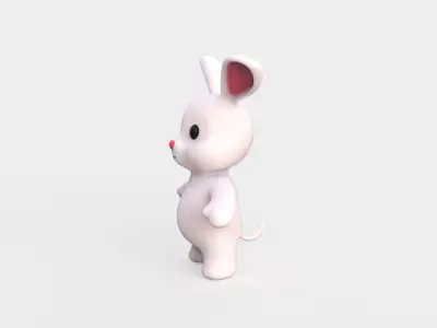 Little animal baby - Rabbit cute - Character009 Low-poly 3D model