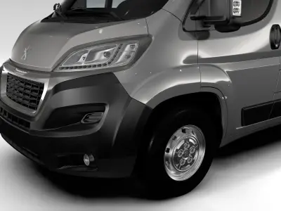 Peugeot Boxer Van L4H3 2017 3D model