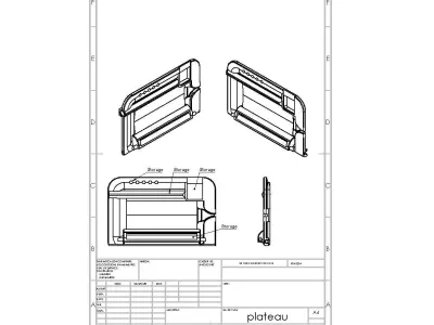 Plate to roll easier 3D print model