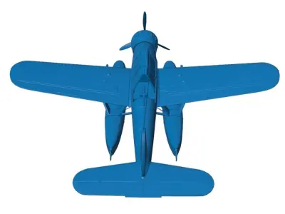 1-32 scale Arado Ar 196 A-3 Reconnaissance Monoplane Free 3D model