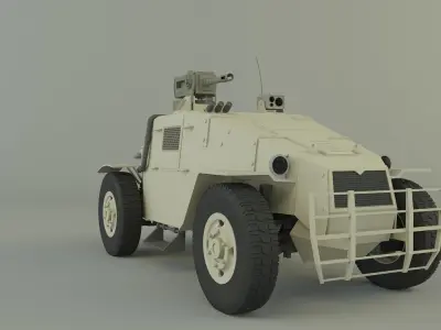Military vehicle 3D model V1