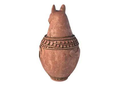 jar 4 Low-poly 3D model
