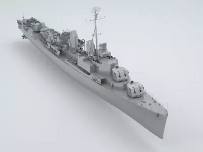 Robert H Smith Class Destroyer Minelayer 3D model