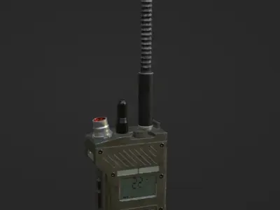 Walkie Talkie Low poly Low-poly 3D model