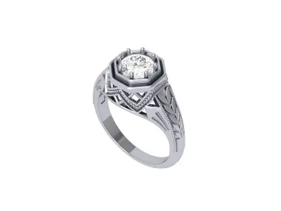 Wedding Ring  3D print model 404