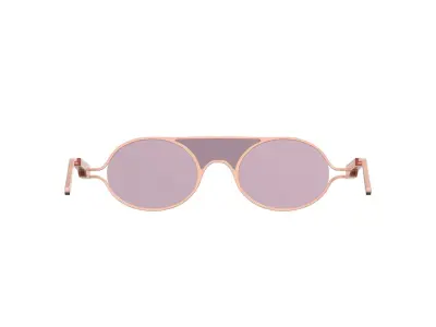 Pink Brow Sunglasses 3D model